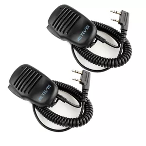 Retevis Mini Altoparlante Microfono RT22 H777 Baofeng UV5R Kenwood Walkie Talkie X2 - Foto 1 di 10