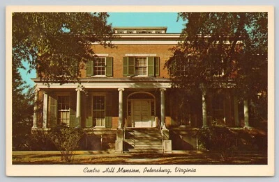 1960 Centre Hill Mansion Petersburg Virginia VA Postcard - Image 1 of 2
