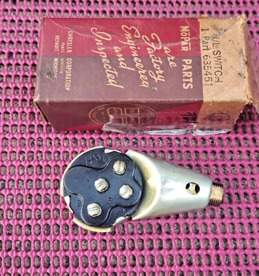 35 Plymouth Dodge DeSoto Chrysler 1935 nuevo MoPar interruptor de faros Foto 1 de 3