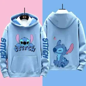 Funny Anime Autum Winter Men Women Hoodie Children Clothe Kid Girl Boy Lilo and - Picture 1 of 20
