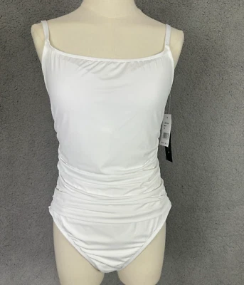 La Blanca Women's Island Goddess One Piece Swimsuit White 16 New With Tag's. - Image 1 of 4