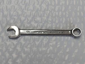 MATCO TOOLS USA WC122, 3/8" COMBINATION WRENCH, 12 POINT.