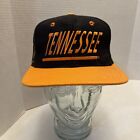 Vintage Tennessee Volunteers Orange embroidered Black SnapBack Hat Top World