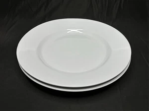 Pottery Barn Great White Collection Chop Plates/Round Platters 12 1/4” Set of 2 - Picture 1 of 8