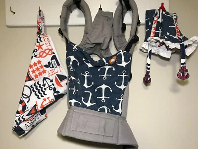Standard Anchors Tula with Matching Wet bag, Drool Pads, and Reach Straps  - Image 1 of 4