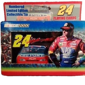 Jeff Gordon Playing Cards NASCAR 2000 2 Decks Limited Edition Numbered Tin - Picture 1 of 13