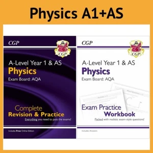 CGP A-Level Physics AQA Year 1 & AS Complete Revision + Practice & Answers (New) - Picture 1 of 12