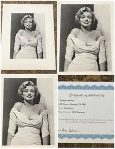 PHILIPPE HALSMAN, MARILYN MONROE, Life Cover Photo Litho 1952 With COA, Germany - Picture 1 of 4