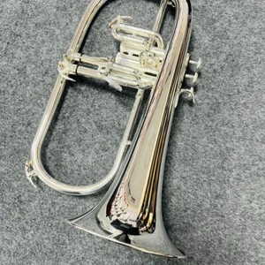 Hot Sale Silver Plated Flugelhorn Professional Performance Instrument Flugelhorn - Picture 1 of 7