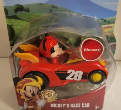 Fisher-Price Disney Jr Mickey & Friends Racers Mickey's Roadster Racer Car NIP - Image 1 of 2