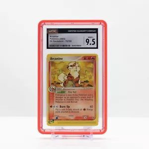 Pokemon Arcanine #15 EX Sandstorm 2003 - CGC 9.5 Mint+ - Picture 1 of 4