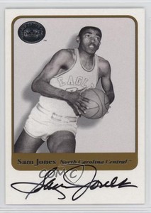 2001 Fleer Greats of the Game Auto Sam Jones Auto HOF