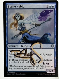 MTG Magic Sprite Noble Signed FOIL Artist Proof X1 EMA Randy Gallegos - Bild 1 von 2