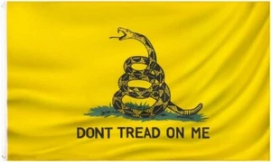 3x5 FT Polyester USA gadsden flag outdoor indoor Canvas Header - Picture 1 of 6