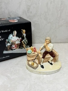 Sebastian Miniature COLONIAL GLASS BLOWER Copyright 1957 Signed w/ Box - Picture 1 of 14