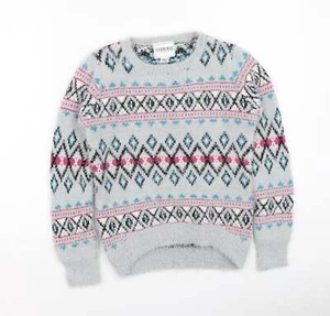 Cherokee Girls Round Neck Acrylic Blend Jumper Size 9 - Picture 1 of 12