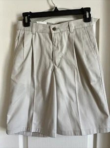 Boy’s Size 12 Khaki Shorts Adjustable Waist - Picture 1 of 5