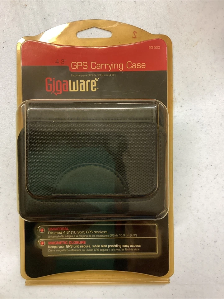 Gigaware GPS Carrying Case 4.3" Universal Black 200-0530 - Image 1 of 1