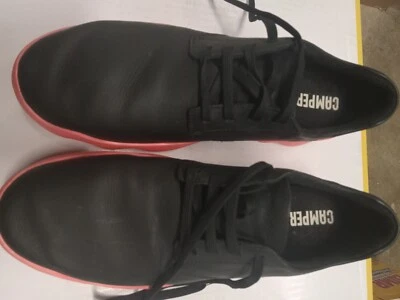Camper Dub Sneakers Size 11 Womens Black Red - Image 1 of 4
