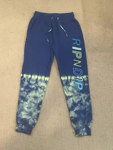 RipNDip x Dolls Kill Prisma Sweatpants - Size S Small - Blue Tie Dye RARE Jogginghose - Bild 1 von 7