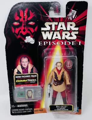 Star Wars Episode 1 Ric Olie Figure with Comm Tech Chip - Image 1 of 4