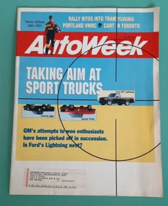 AUTO WEEK MAGAZINE July 26 1993 Sport Trucks Davey Allison Ford SVT Lightning - Picture 1 of 2