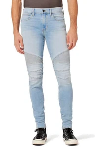 Pantalones de mezclilla para hombre Hudson Hdsn Banks Biker azul medio WLL talla 36 - Imagen 1 de 6