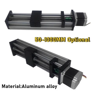 CNC Guide Stroke Linear Rail Motion Stepper Slide Actuator With 57 Stage Motor - Picture 1 of 15