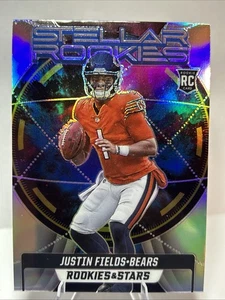 2021 Panini Rookies & Stars - Stellar Rookies Prizm #SR-4 Justin Fields (RC) - Picture 1 of 2