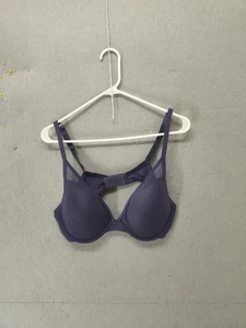 Third Love Women Bra 40B Purple Nylon Blend Mesh Underwired Adjustable Strap - Picture 1 of 16
