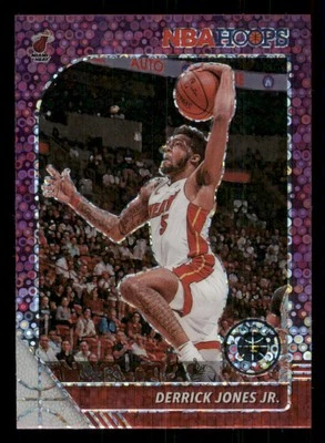 2019-20 Hoops Premium Stock Prizms Purple Disco #101 Derrick Jones Jr. - Image 1 of 2