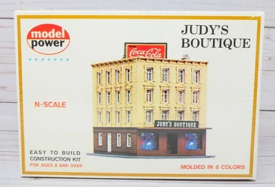 Model Power 1531, Judy's Boutique, Structure Model Kit, N Scale - Image 1 of 4