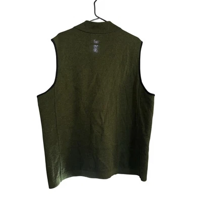 Red Maple Alpaca Wool blend Vest Men’s Large - full zipper - Image 1 of 3