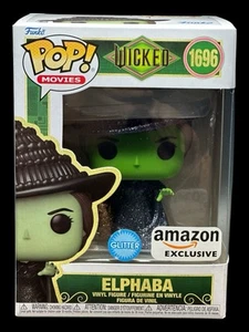 Funko Pop! Elphaba 1696 Glitter Wicked - Amazon Exclusive w/Pop Protector - Picture 1 of 11