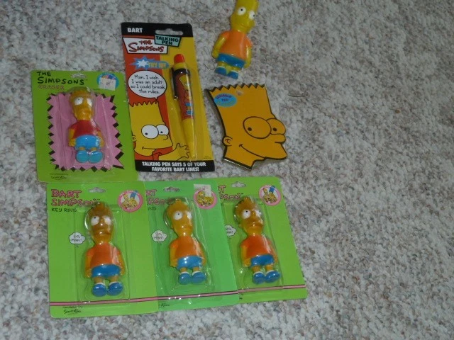 Lote de 7 coleccionables de Bart Simpson Foto 1 de 1