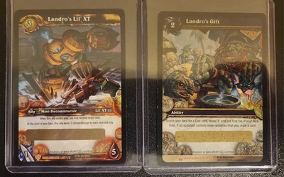 World of Warcraft TCG Unscratched Loot Card Landro's Gift + Landro's Lil' XT - Image 1 of 2