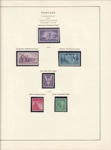 1941-1949 Commemorative Stamps US Complete set 84 All MNH Crisp Many plate #s - Picture 1 of 13