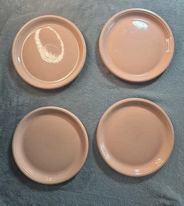 Set Of 4 Mikasa Moderna Sand Larry Laslo Dinner Plates (10.75”) Dusty Rose LS2R - Picture 1 of 8