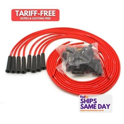 Pertronix Ignition 808480, Kit 8Mm Universal Wire Set - Red Performance Parts - Image 1 of 4