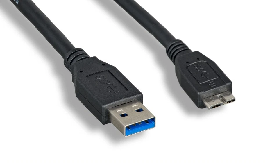 3Ft (3 Feet) Certified SuperSpeed USB 3.0 Cable A (M) to Micro B (M) Cable Black - Image 1 of 1