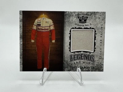 2024 Sportkings Terry Labonte Race Worn Game Racing Suit Patch Vol. 5 Legends - Image 1 of 3