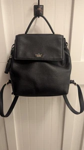 Brandneu Kate Spade Kingston schwarzer Lederrucksack, neu ohne Etikett nur 1 bei EBAY - Bild 1 von 5