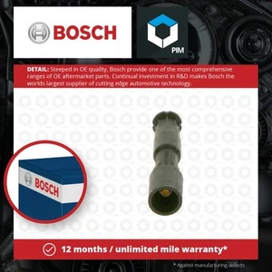 4x Spark Plug Connector fits BMW Bosch 12131730521 12131740477 12139067831 New - Picture 1 of 5