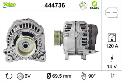 VALEO Alternatore Generatore Per Volvo V70 II SW 2.4 D5 P80_ 2.5 TDI TS XY - Immagine 1 di 2