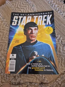 STAR TREK MAGAZINE - THE 55TH ANNIVERSARY 2021 EDITION - LEONARD NIMOY COVER - Picture 1 of 4