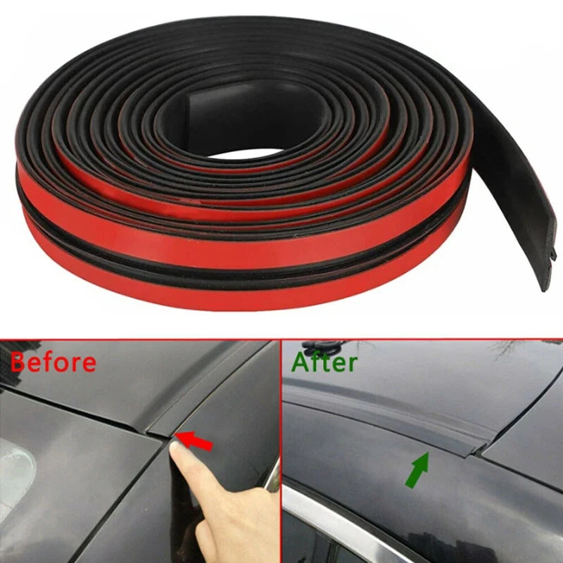 Rubber Car Seal Edge Sealing Strips Auto Roof Windshield Sealant Protector Strip - Image 1 of 4