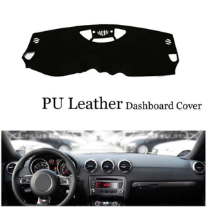 Dashboard Console Cover PU Leather Protector Sunshield Pad Fit For Audi TTS 08 - Picture 1 of 10