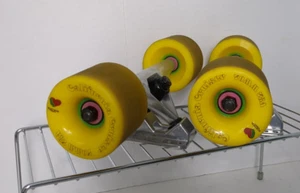 Vintage California Cruisers Skateboard Wheels 70mm 78a on Luxe Trucks Remember - Picture 1 of 12