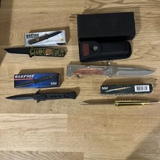 Lot of Knives New Opened Box United Cutlery, Bud K, Rampage, Marine Force Recon