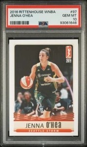 2016 Rittenhouse WNBA PSA 10 Jenna O'Hea Seattle Storm Australia Opals - Picture 1 of 2
